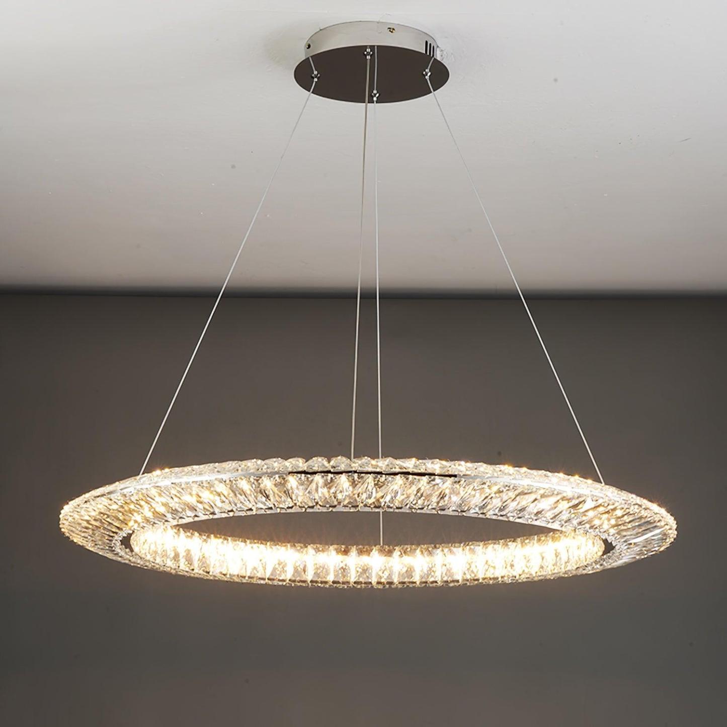 Verona Crystal Ring Chandelier