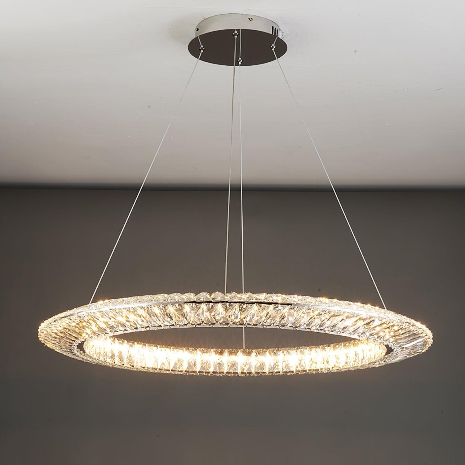 Verona Crystal Ring Chandelier