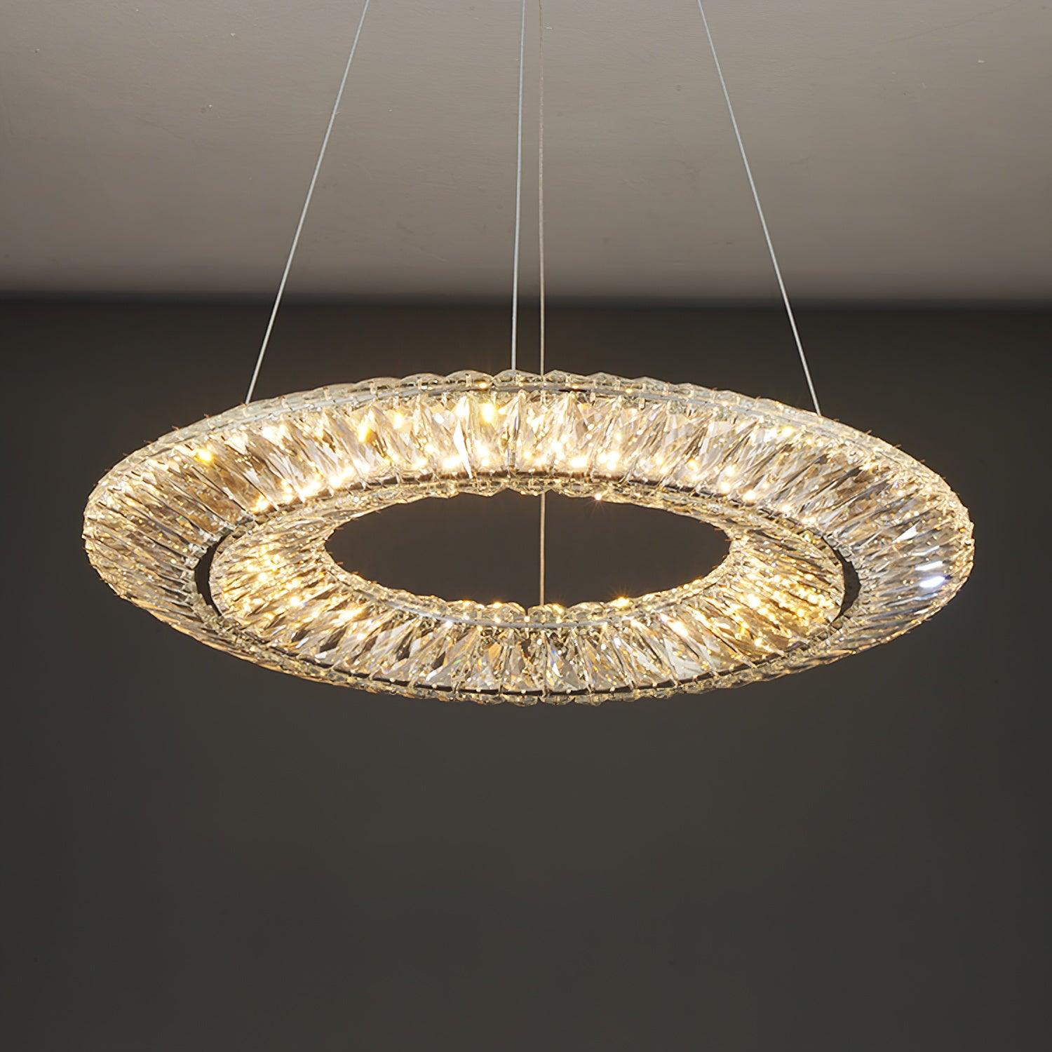 Verona Crystal Ring Chandelier