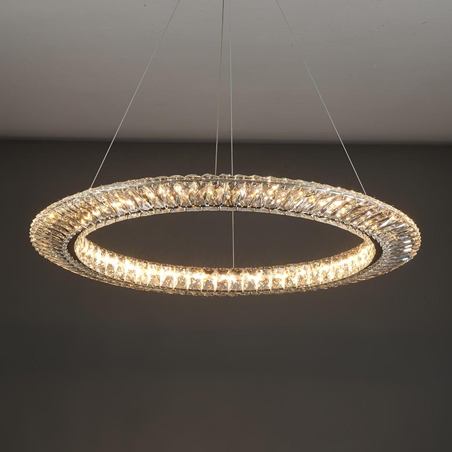 Verona Crystal Ring Chandelier