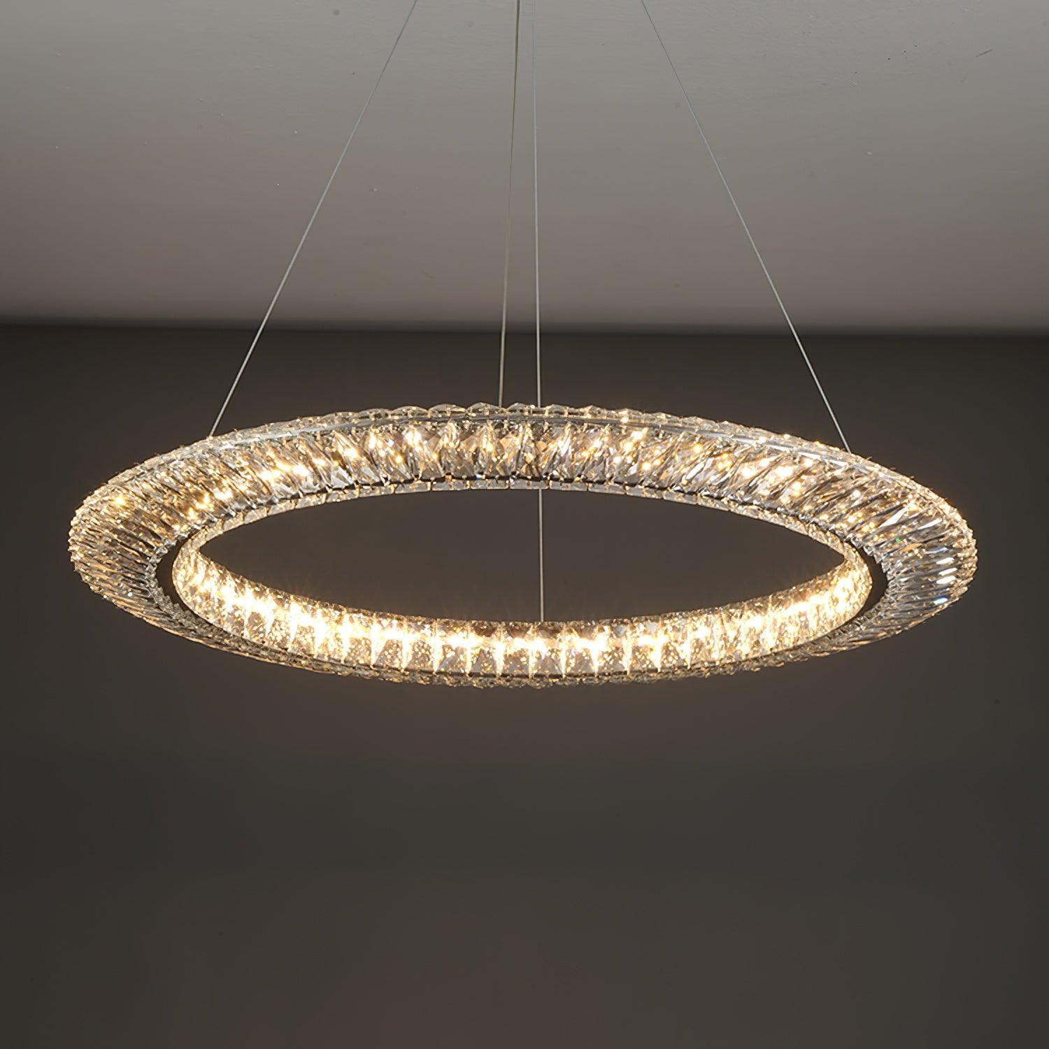 Verona Crystal Ring Chandelier
