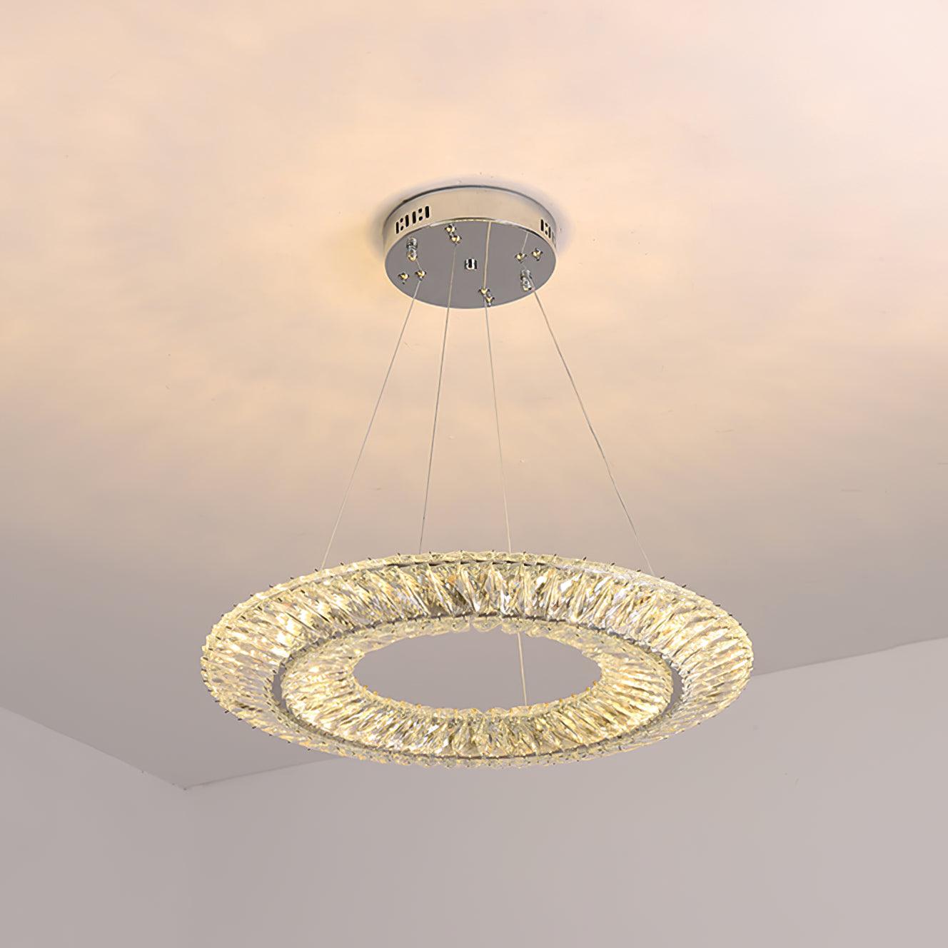 Verona Crystal Ring Chandelier