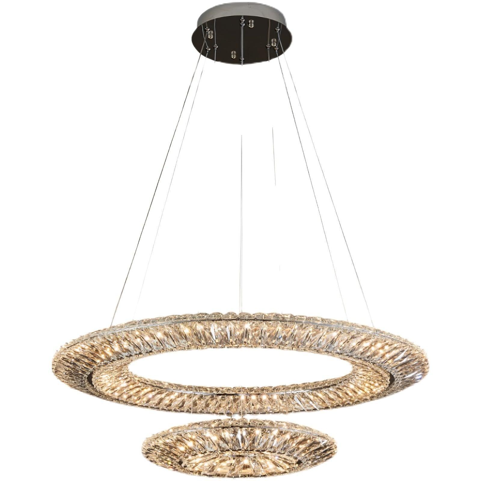 Verona Crystal Ring Chandelier