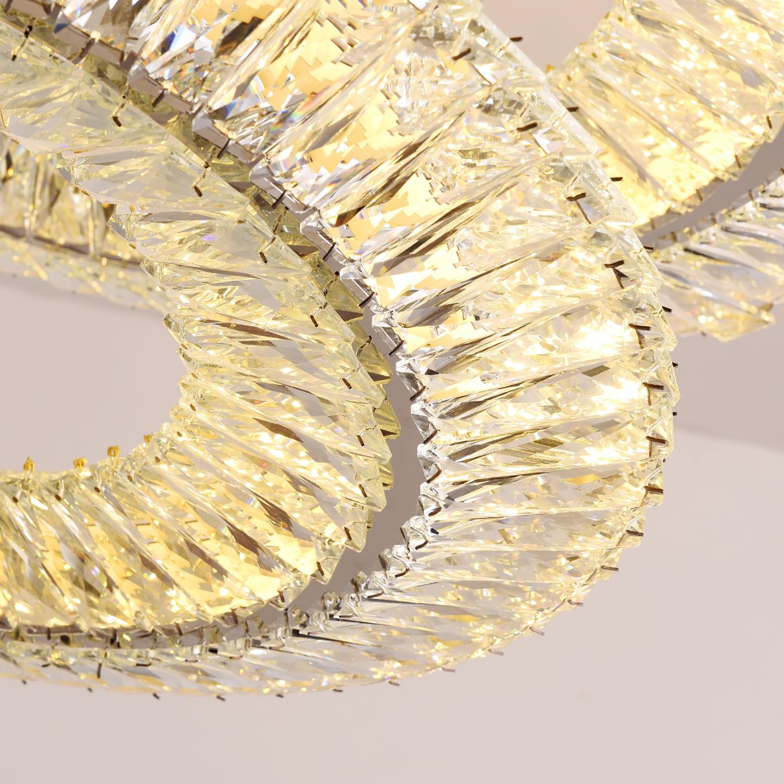 Verona Crystal Ring Chandelier
