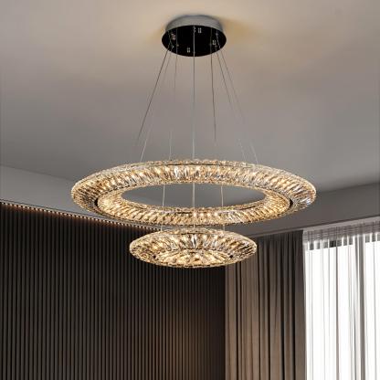 Verona Crystal Ring Chandelier