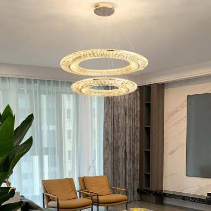 Verona Crystal Ring Chandelier