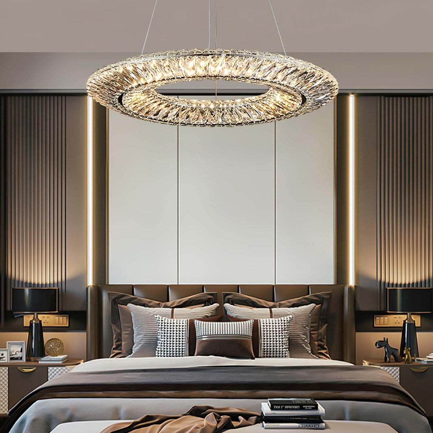 Verona Crystal Ring Chandelier