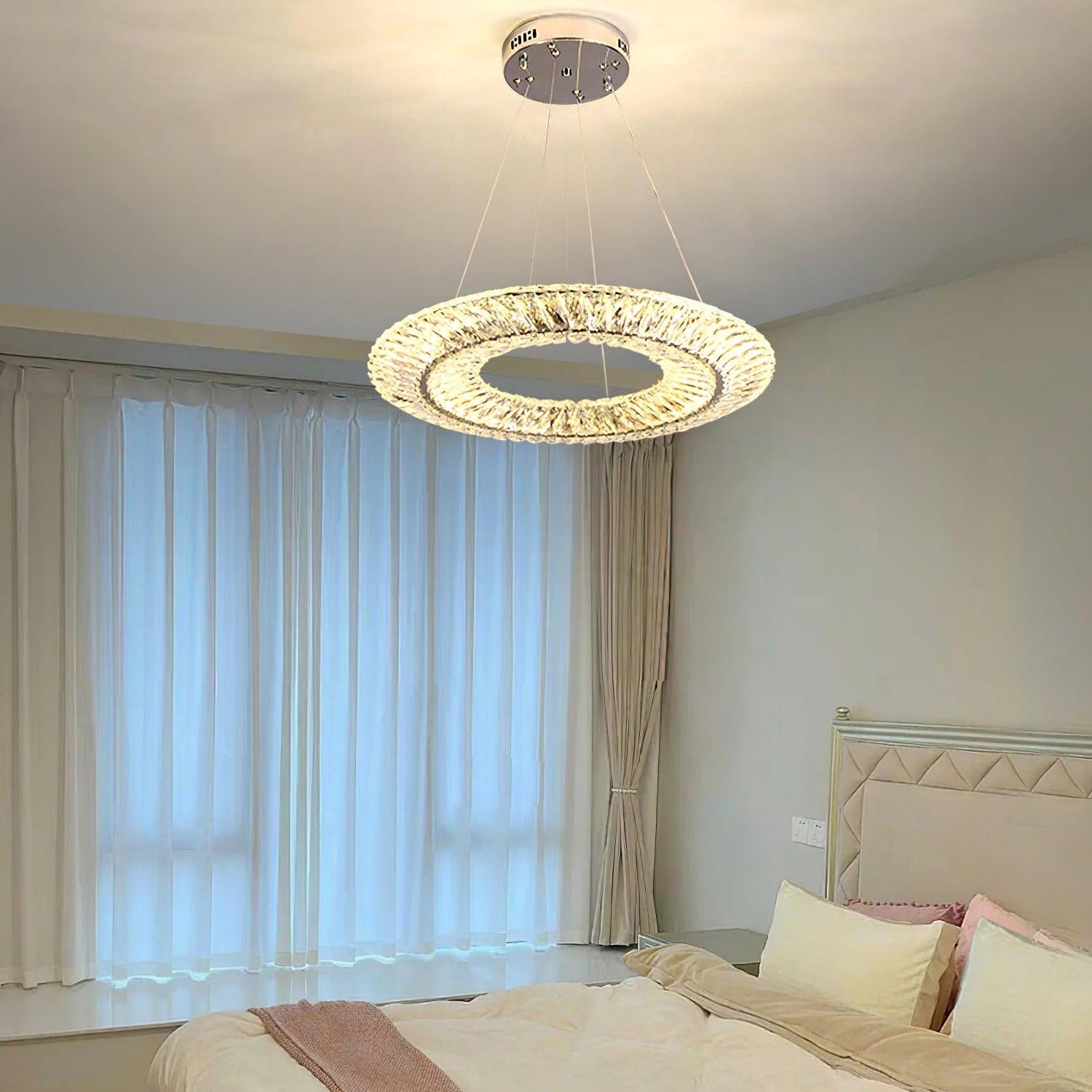 Verona Crystal Ring Chandelier