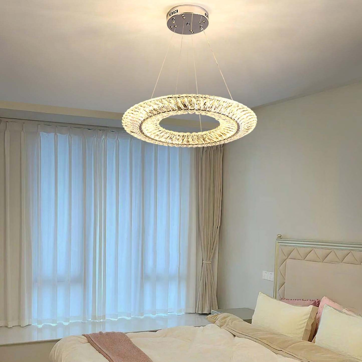 Verona Crystal Ring Chandelier