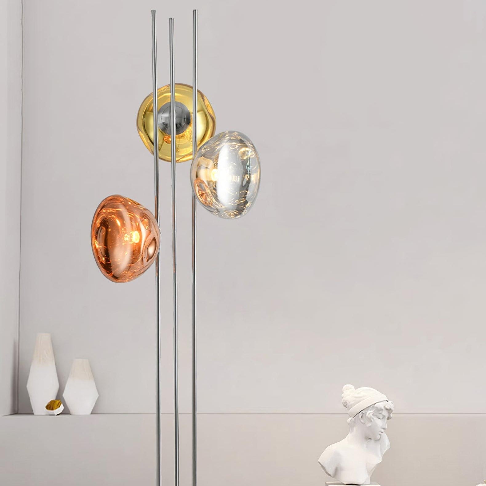 Verona Lava Multicolor Glass Floor Lamp