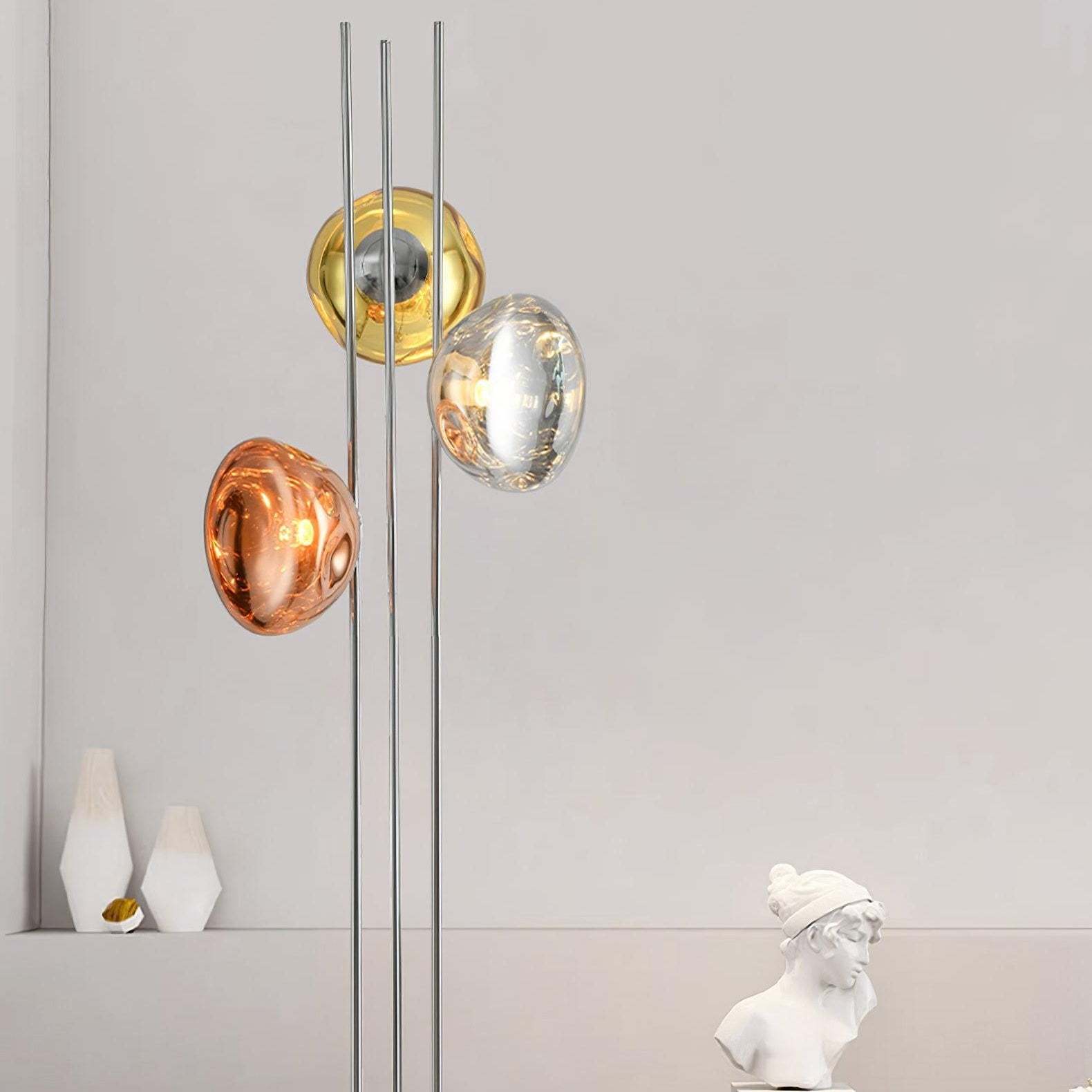 Verona Lava Multicolor Glass Floor Lamp