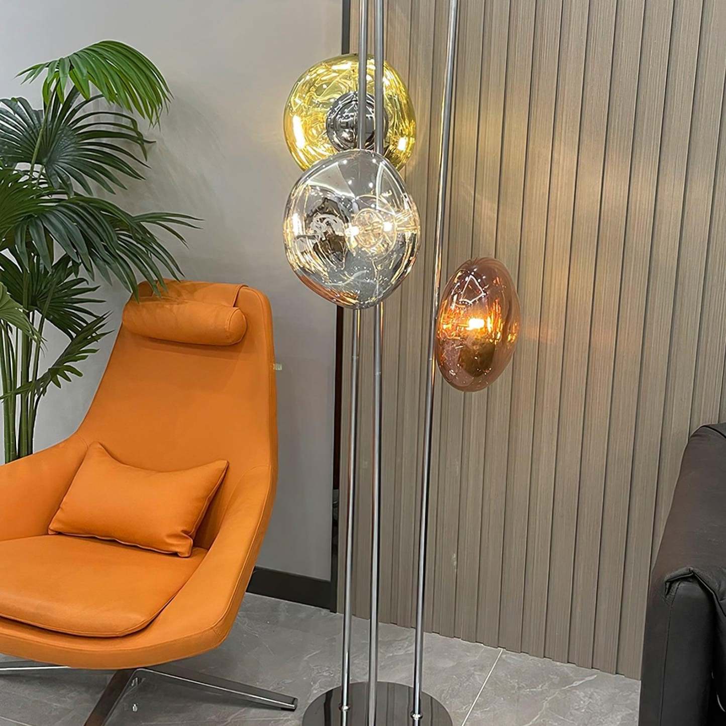 Verona Lava Multicolor Glass Floor Lamp