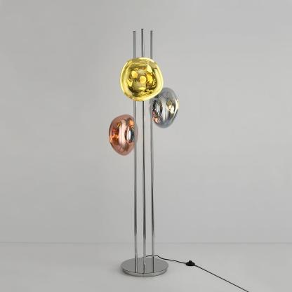 Verona Lava Multicolor Glass Floor Lamp