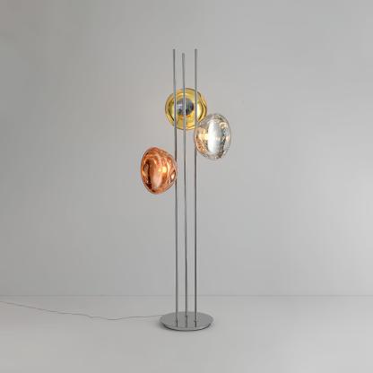 Verona Lava Multicolor Glass Floor Lamp