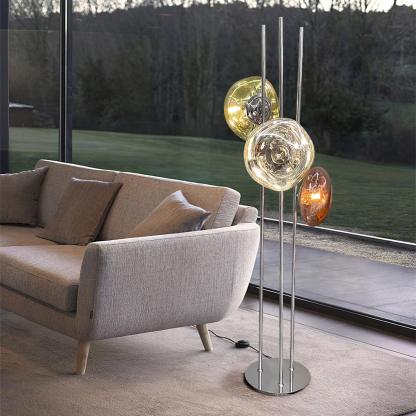 Verona Lava Multicolor Glass Floor Lamp