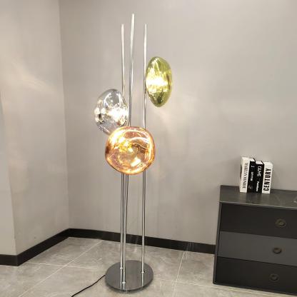 Verona Lava Multicolor Glass Floor Lamp