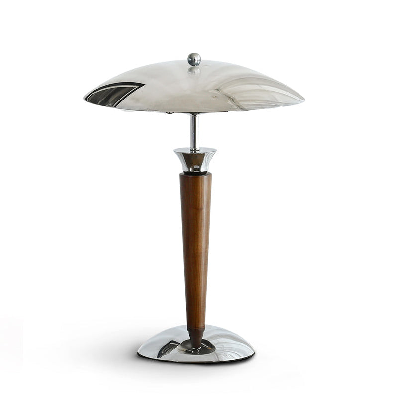Retro Metal & Wood Table Lamp