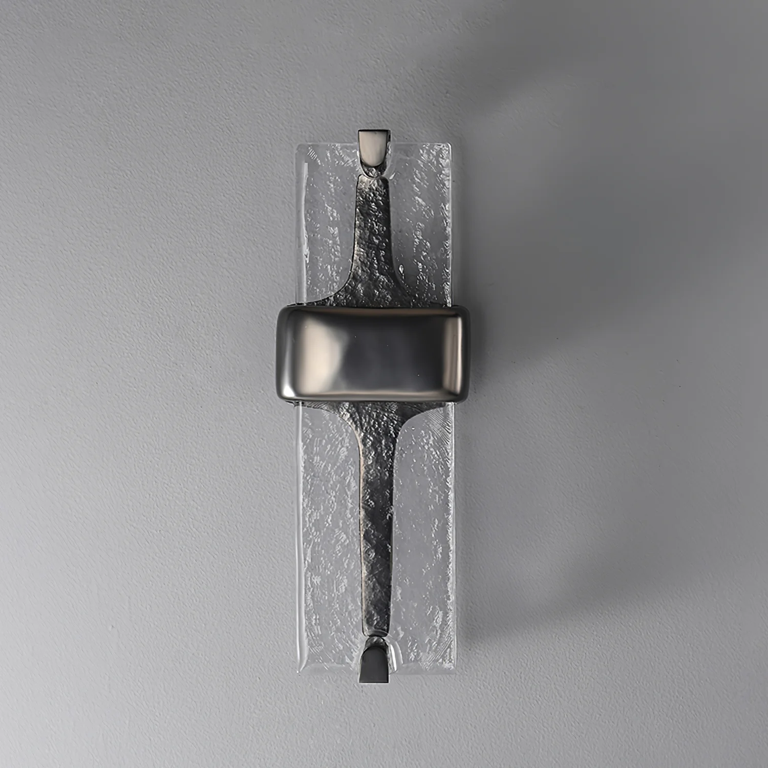 Edge Moderno Inusual Vidrio Metal Lámpara de Pared Salón Comedor