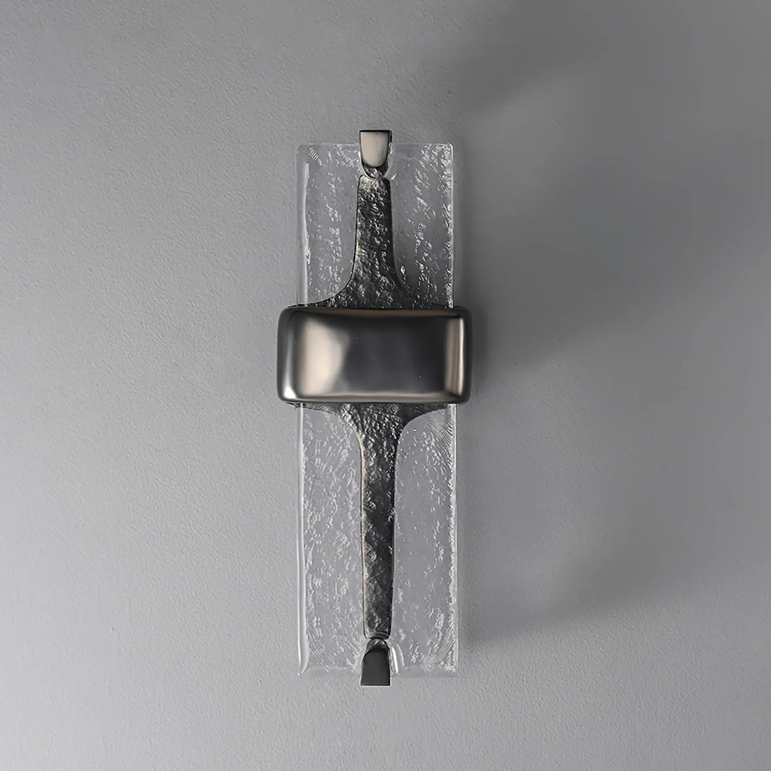 Edge Moderno Inusual Vidrio Metal Lámpara de Pared Salón Comedor