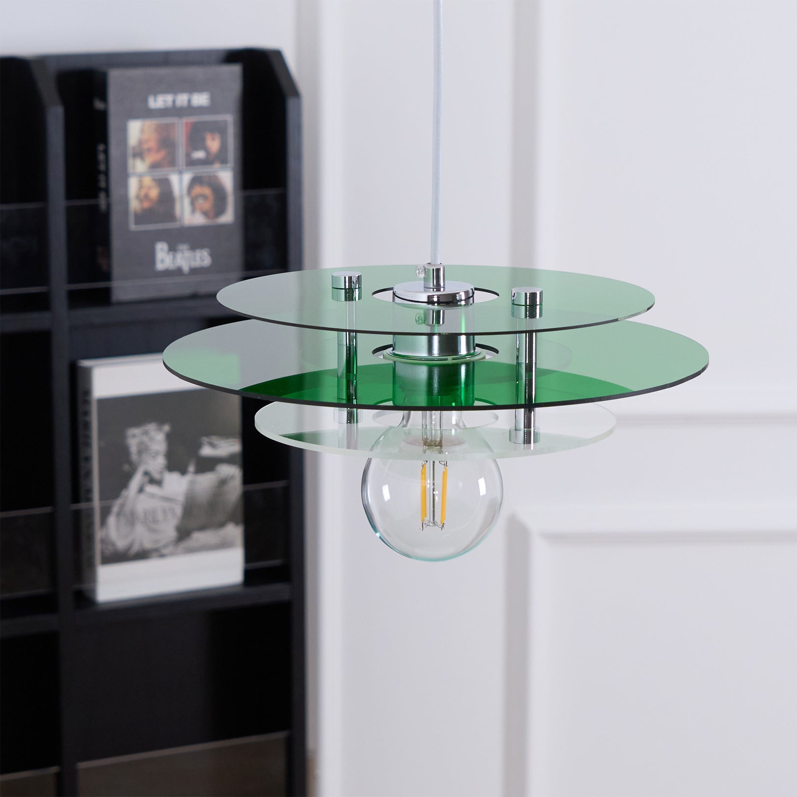 Retro Triple Disc Acrylic Pendant Lamp
