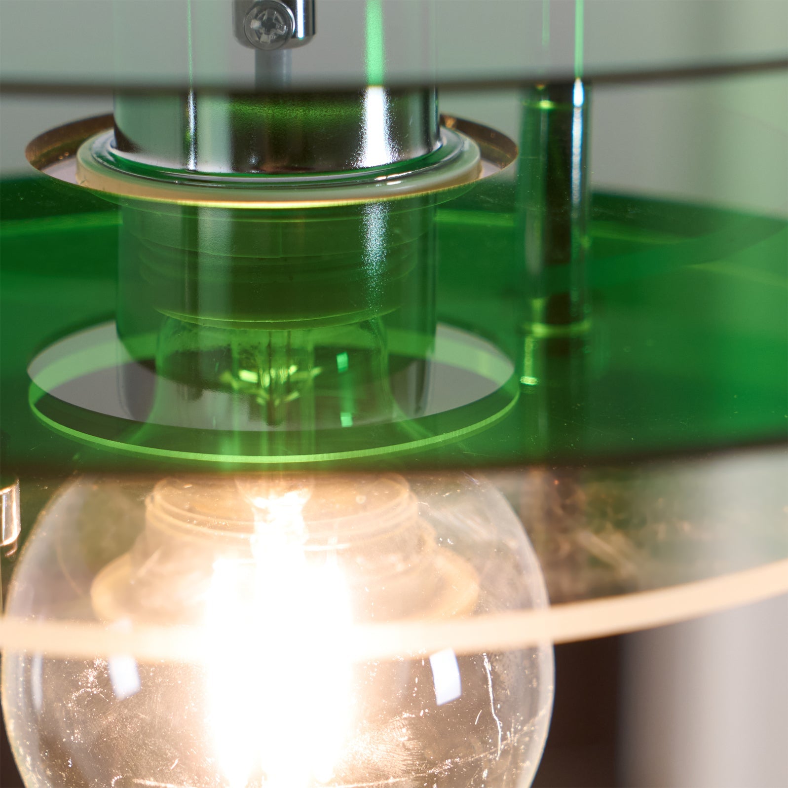 Retro Triple Disc Acrylic Pendant Lamp