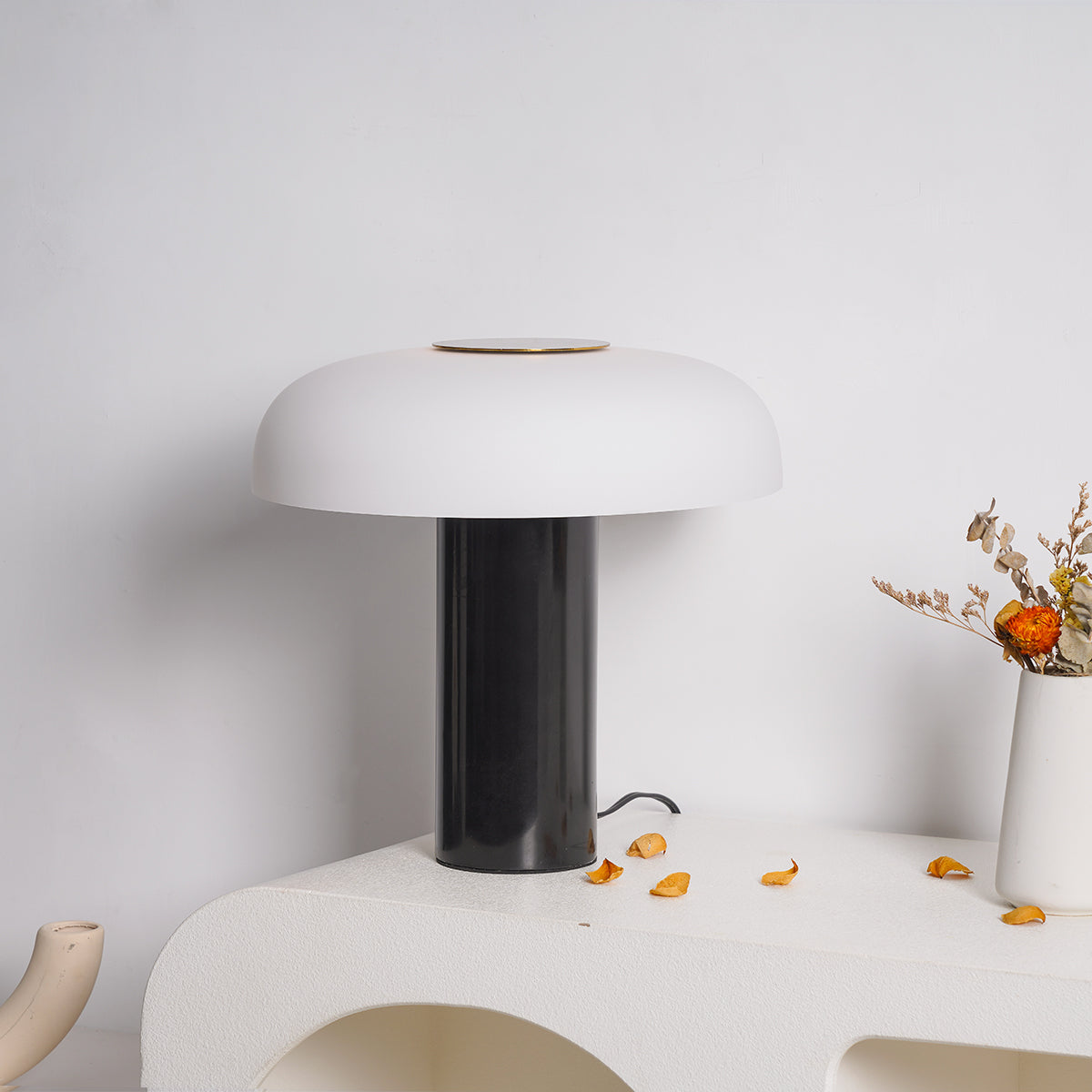 Dune Marble Opal Glass Table Lamp