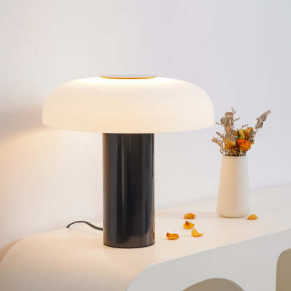 Dune Marble Opal Glass Table Lamp