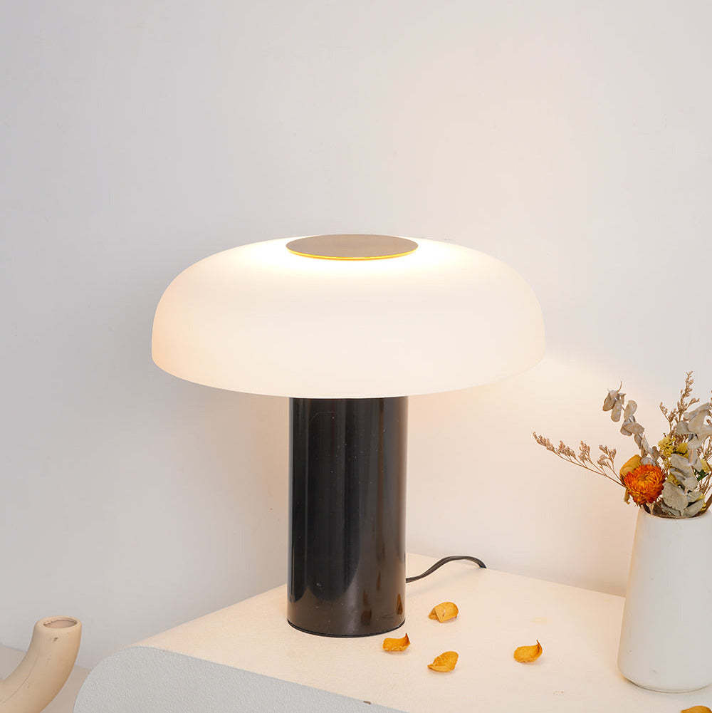 Dune Marble Opal Glass Table Lamp