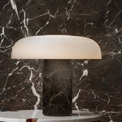 Dune Marble Opal Glass Table Lamp