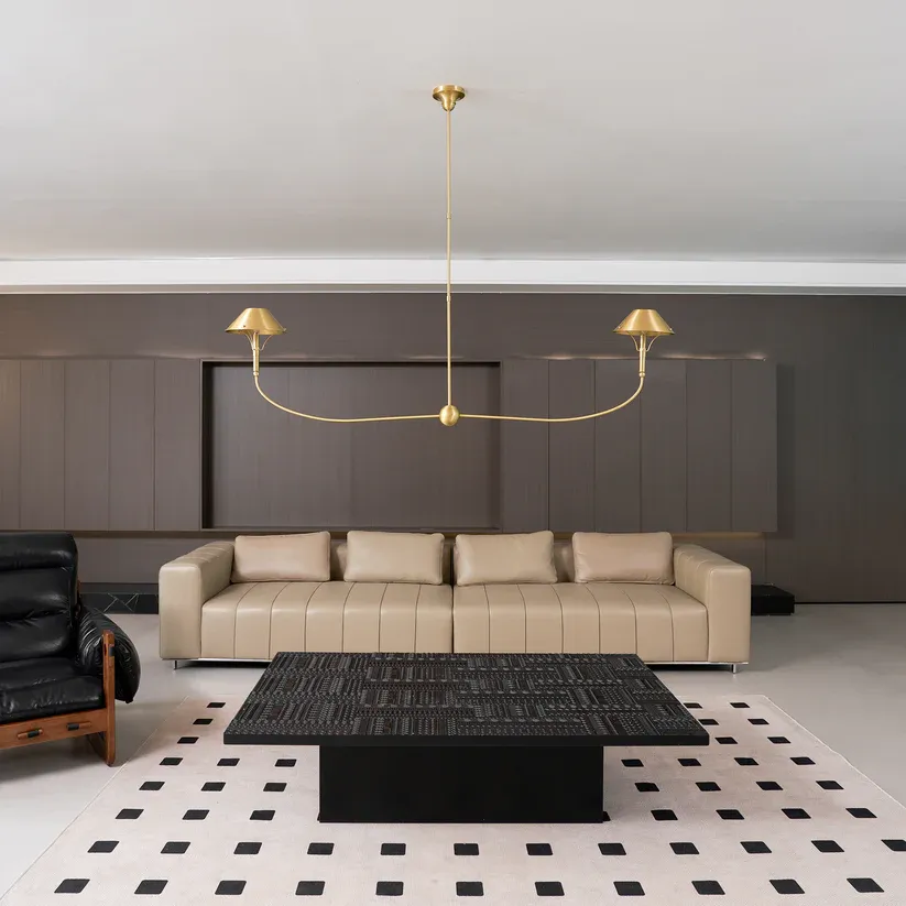 Alessio Retro Lujo Metal Lámparas de Araña Sombras Salón Comedor