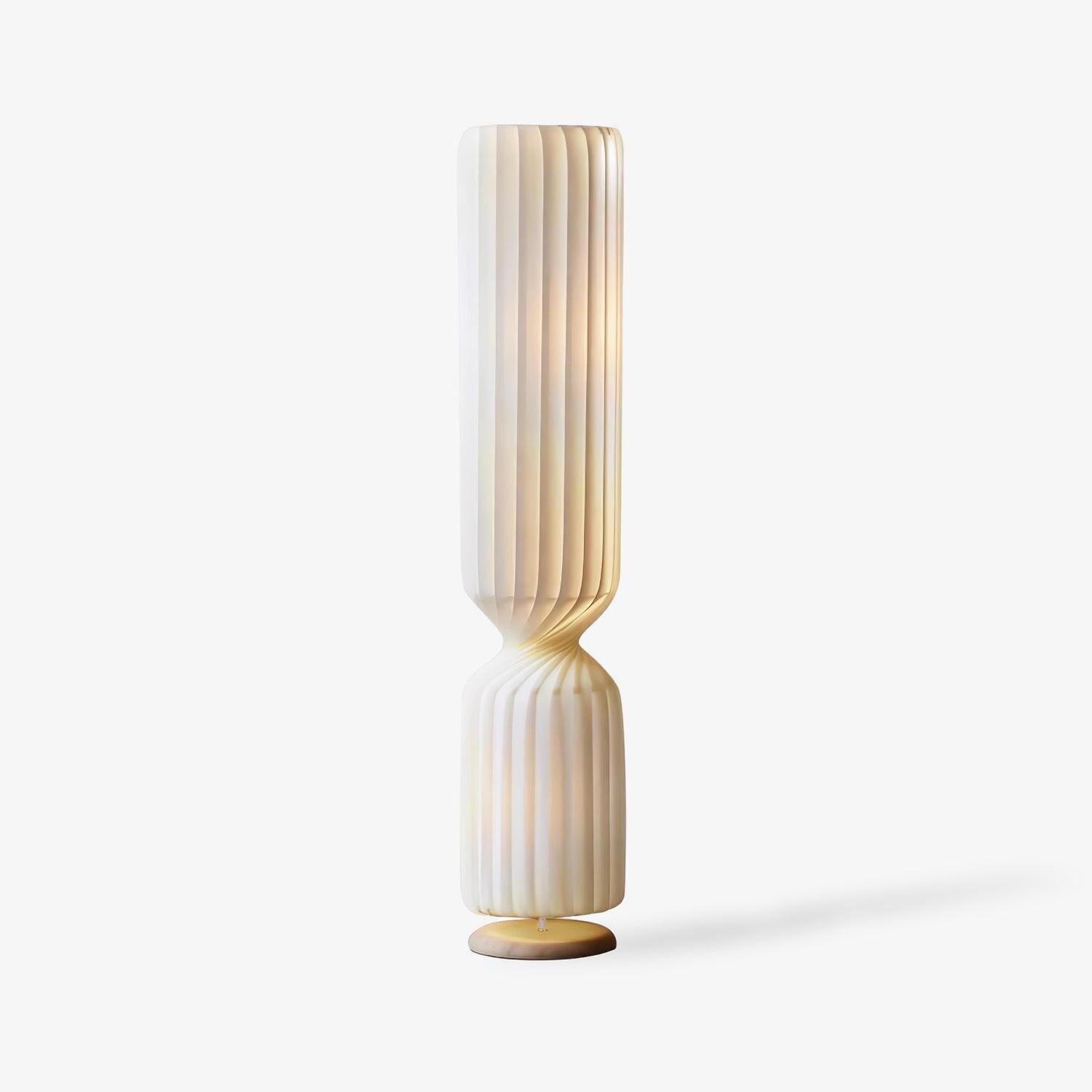 Hakka Resin Twist Column Floor Lamp