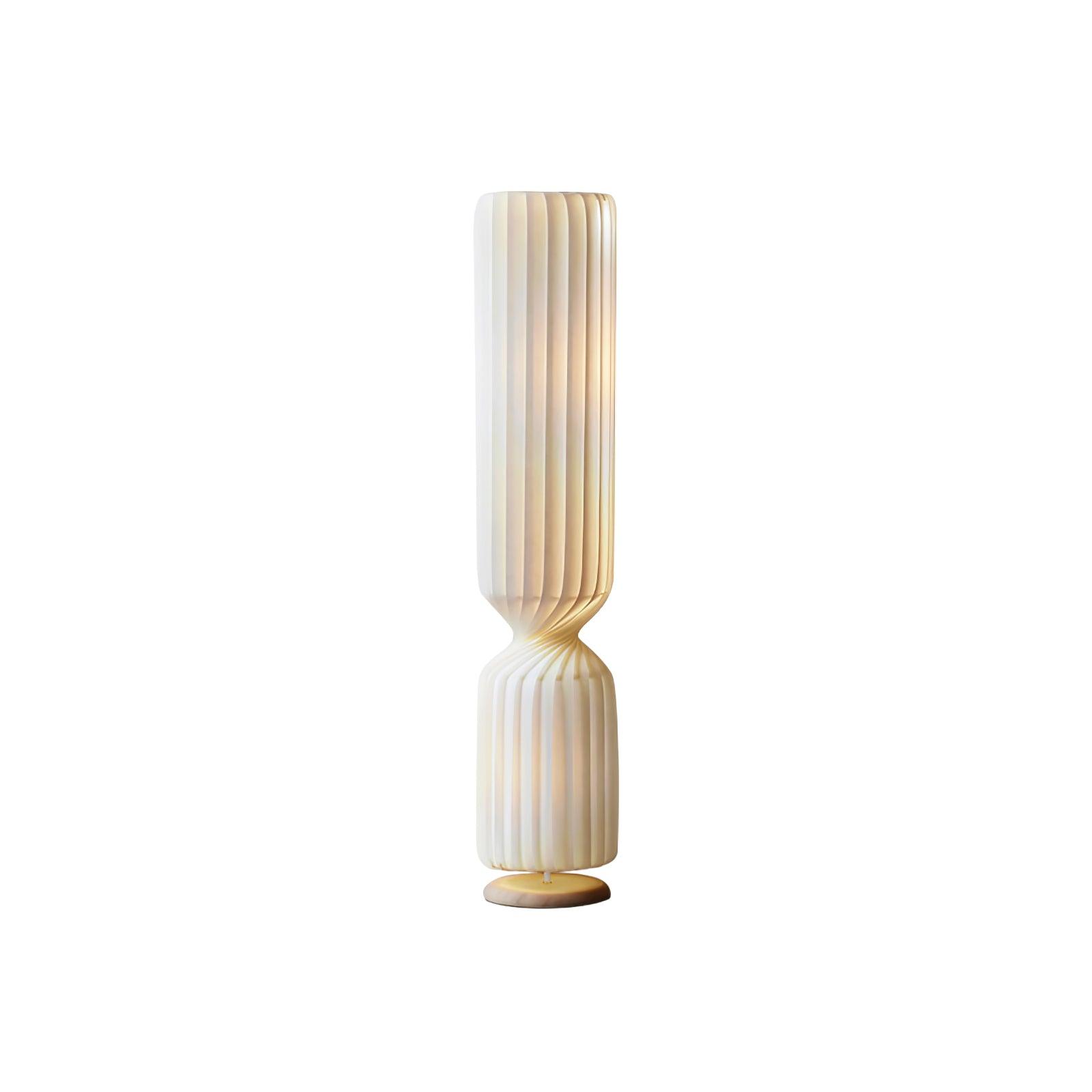 Hakka Resin Twist Column Floor Lamp