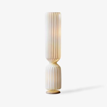 Hakka Resin Twist Column Floor Lamp