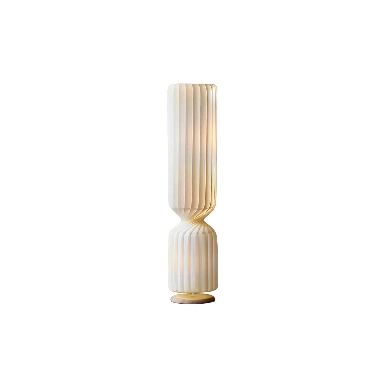 Hakka Resin Twist Column Floor Lamp