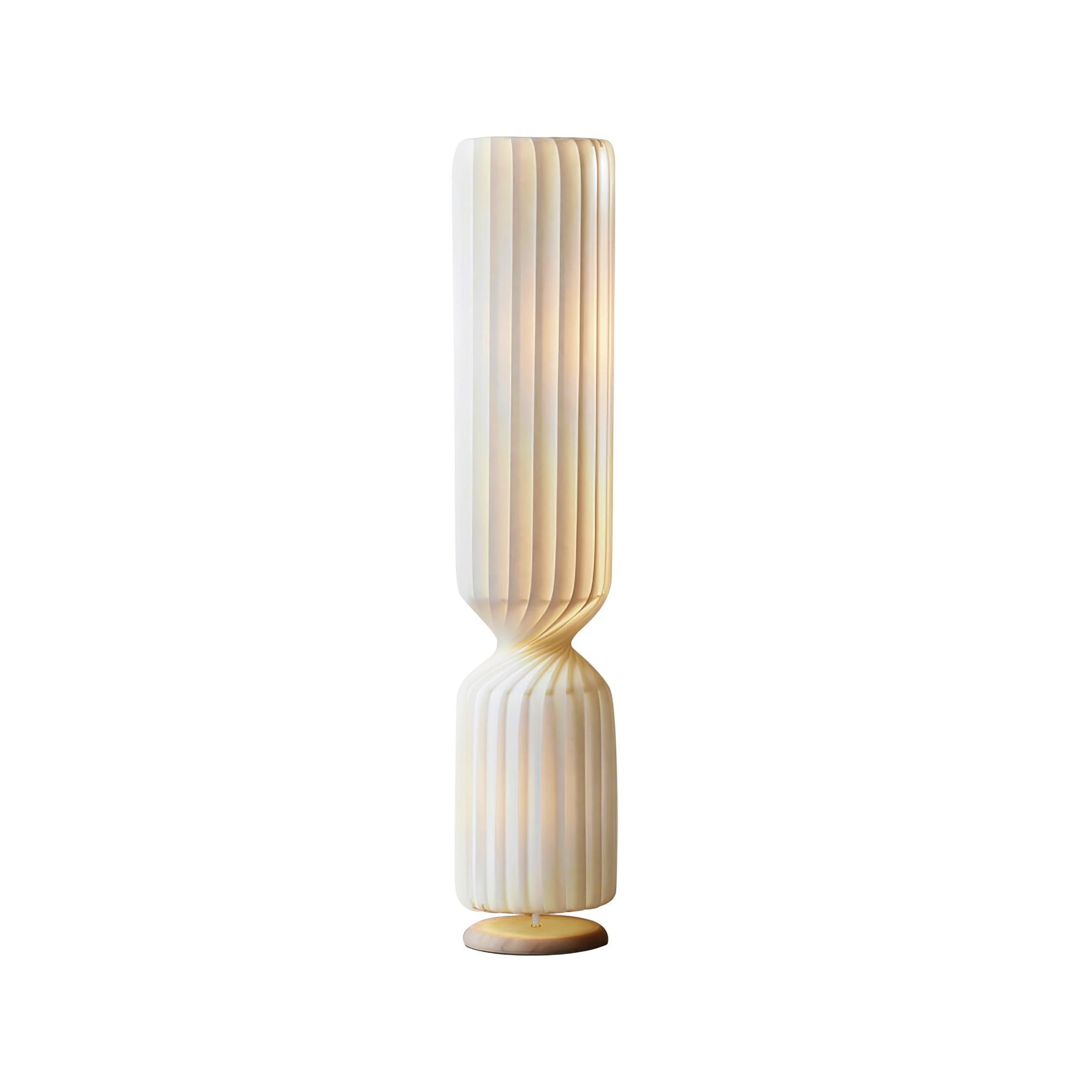 Hakka Resin Twist Column Floor Lamp