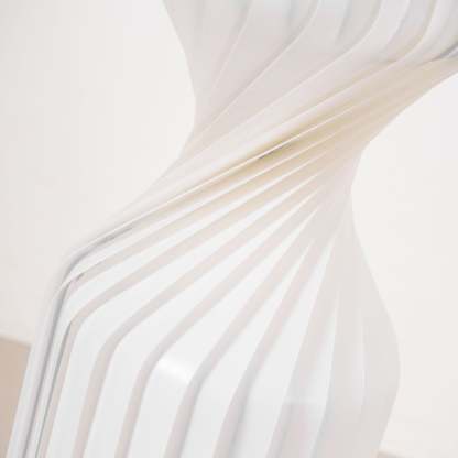 Hakka Resin Twist Column Floor Lamp