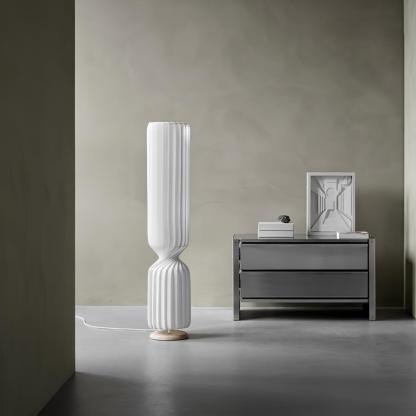 Hakka Resin Twist Column Floor Lamp