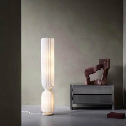Hakka Resin Twist Column Floor Lamp