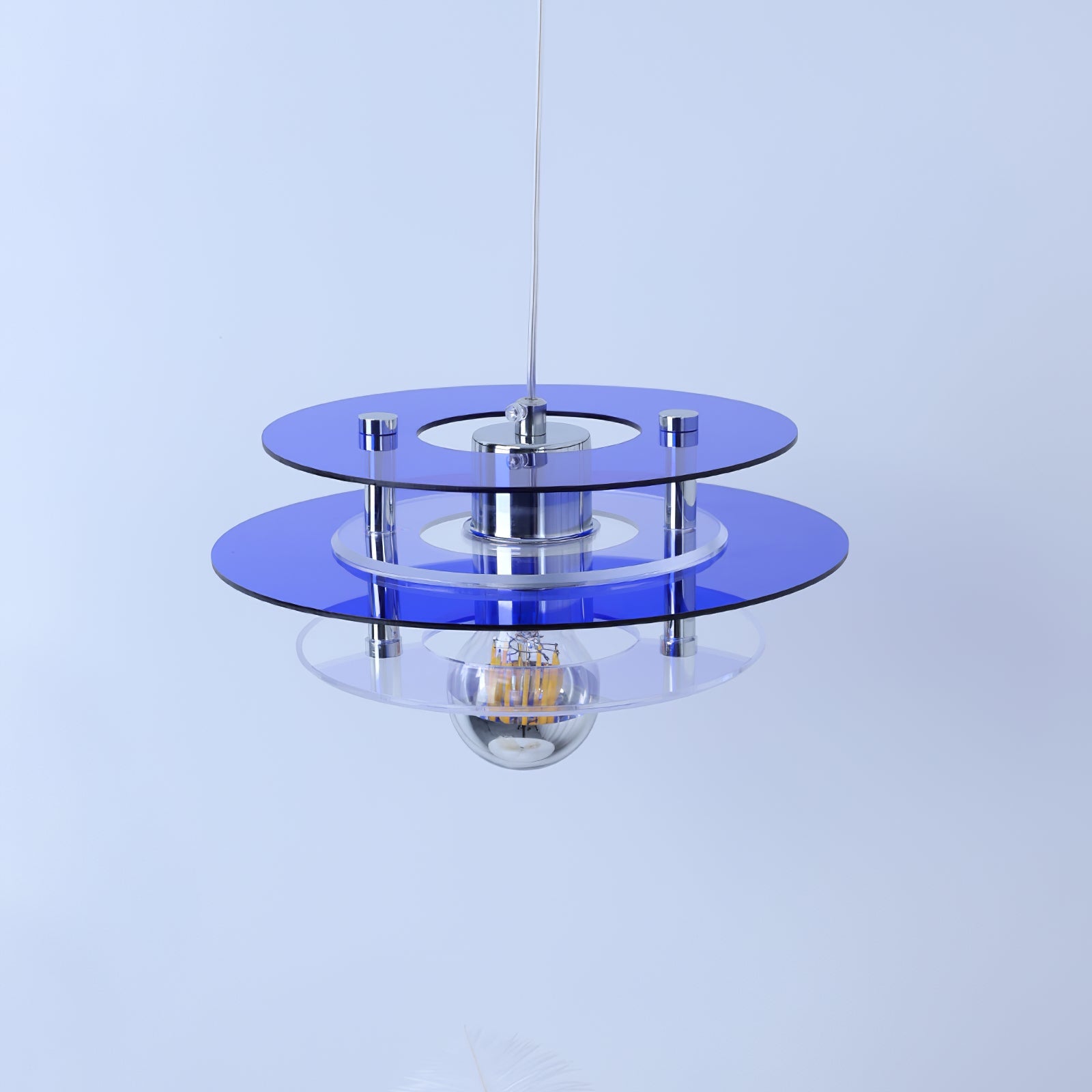 Retro Triple Disc Acrylic Pendant Lamp