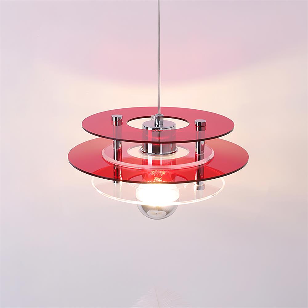 Retro Triple Disc Acrylic Pendant Lamp