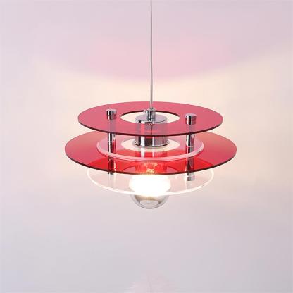 Retro Triple Disc Acrylic Pendant Lamp