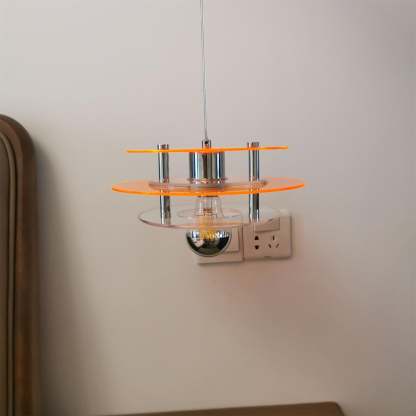 Retro Triple Disc Acrylic Pendant Lamp