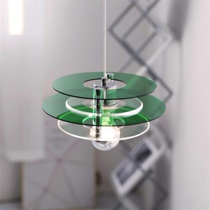 Retro Triple Disc Acrylic Pendant Lamp