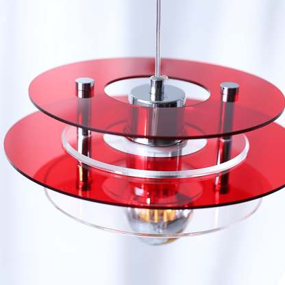 Retro Triple Disc Acrylic Pendant Lamp