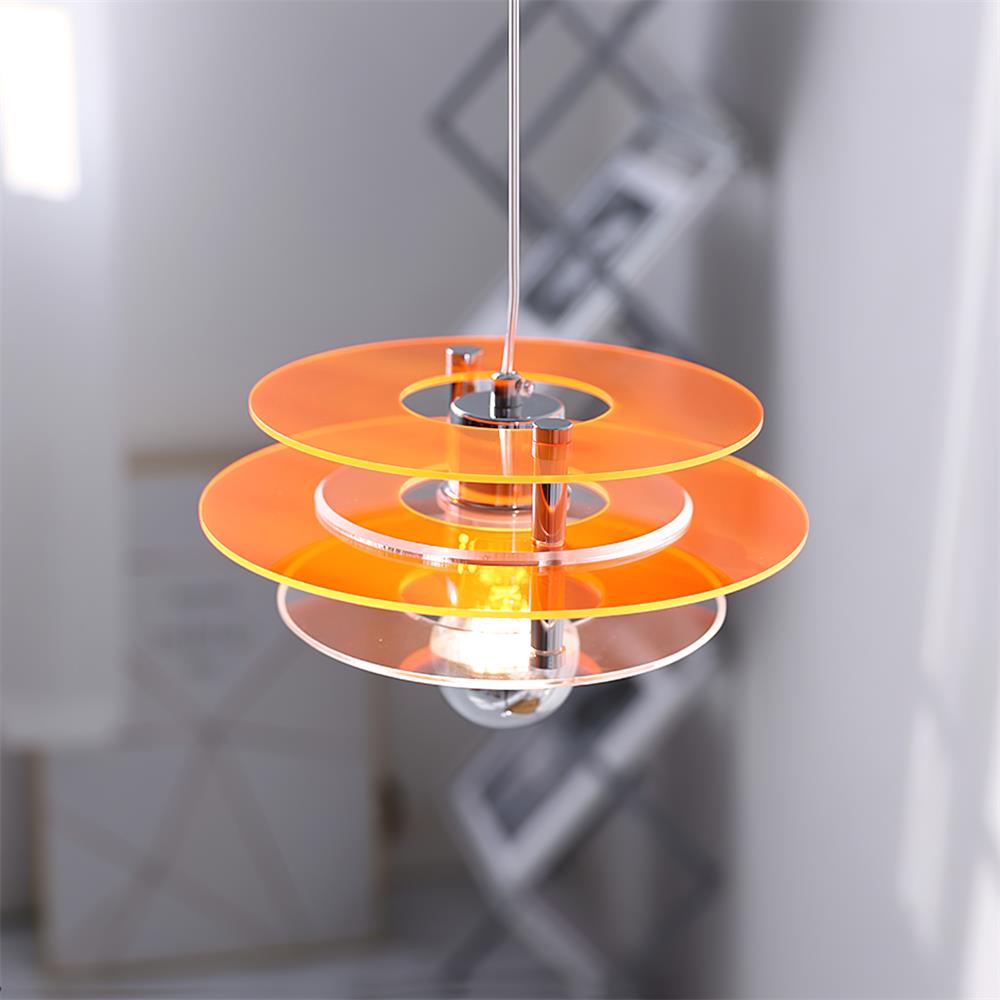 Retro Triple Disc Acrylic Pendant Lamp