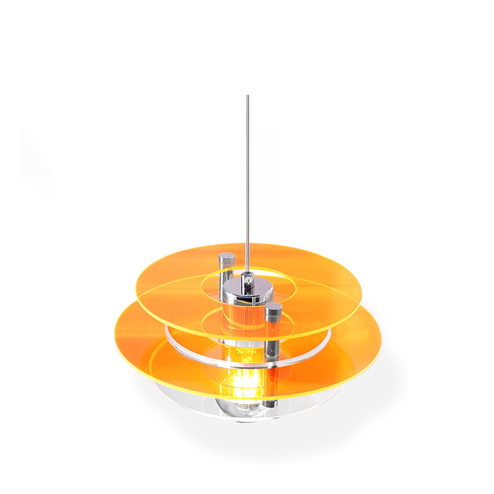 Retro Triple Disc Acrylic Pendant Lamp