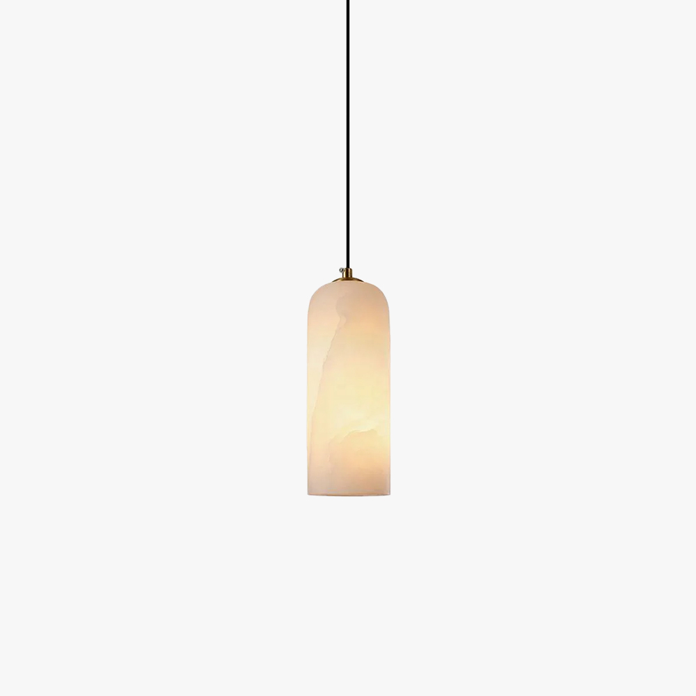 Ozawa Minimalismo Metal Alabastro Lámpara Colgante Dormitorio Salón