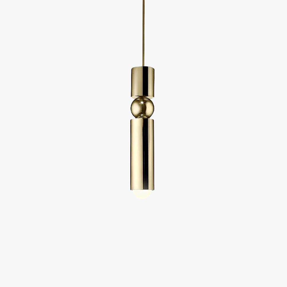Edge Modern Minimalism Metal Pendant Light Living Dining Room Bedroom