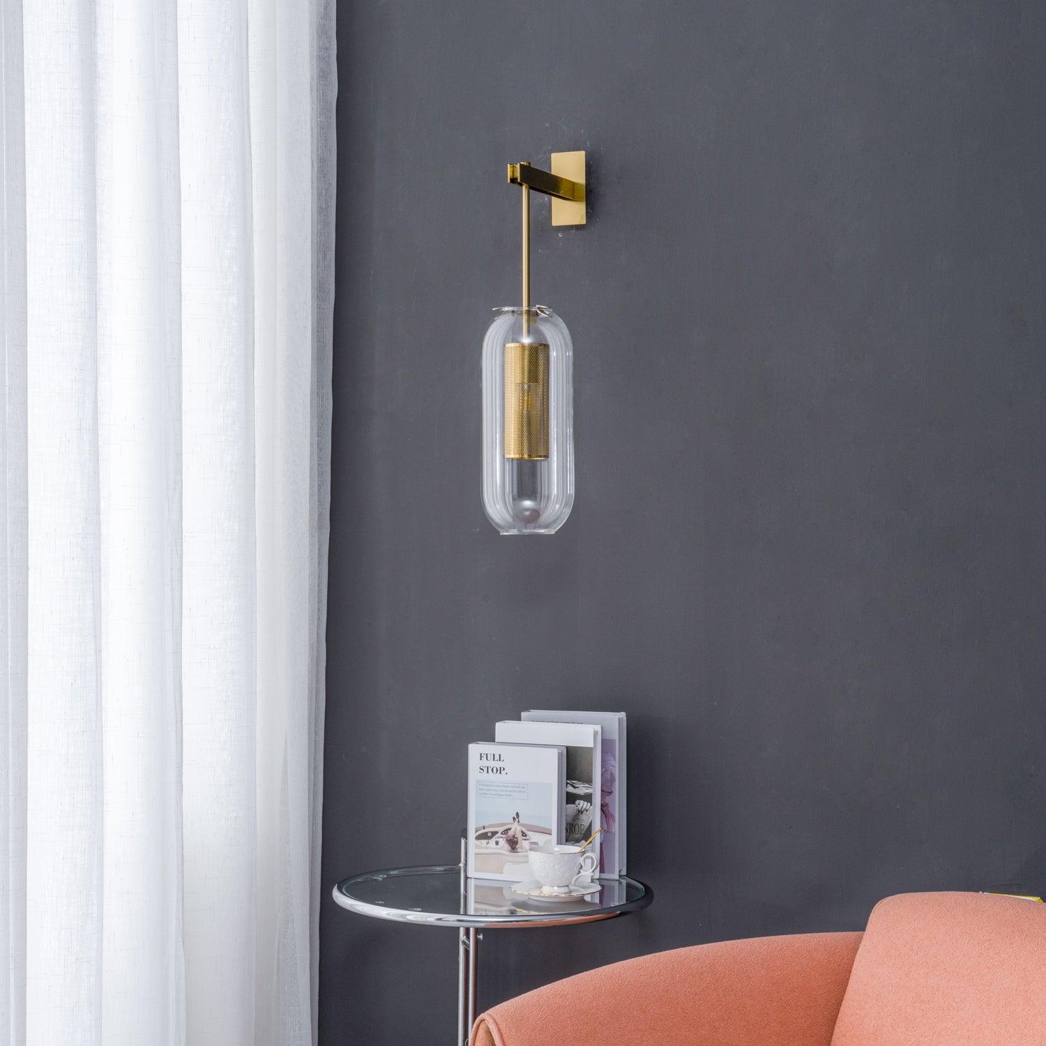 Verona Modern Glass Wall Light