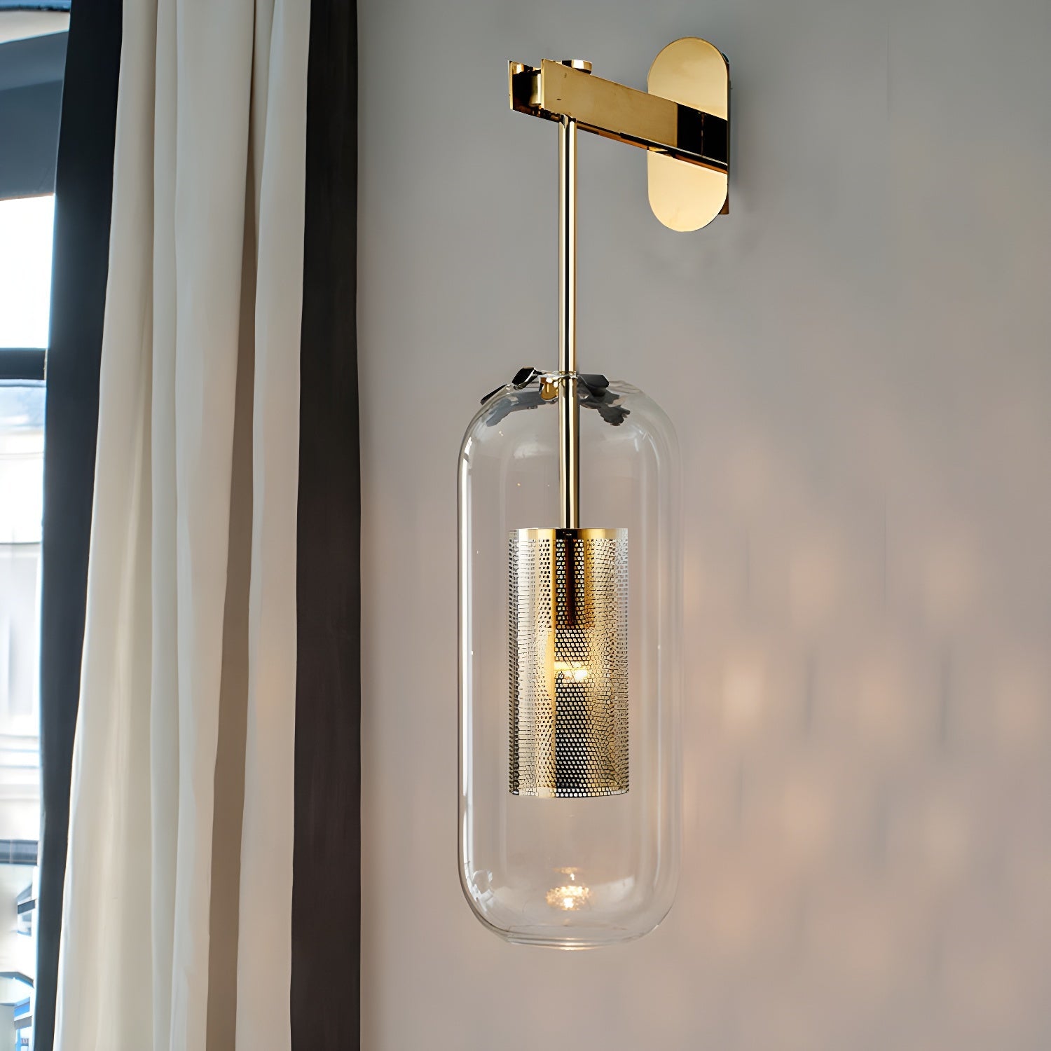 Verona Modern Glass Wall Light